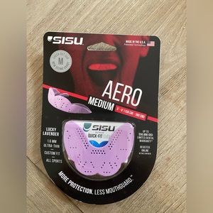 New unopened. SISU Aero  Mouthguard - medium - lucky lavender